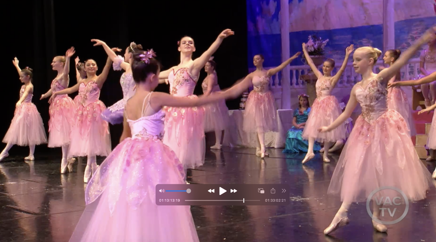 St. Croix Ballet, "Nutcracker",  November 25, 2023  2pm Show Multicam version (Digital Download)