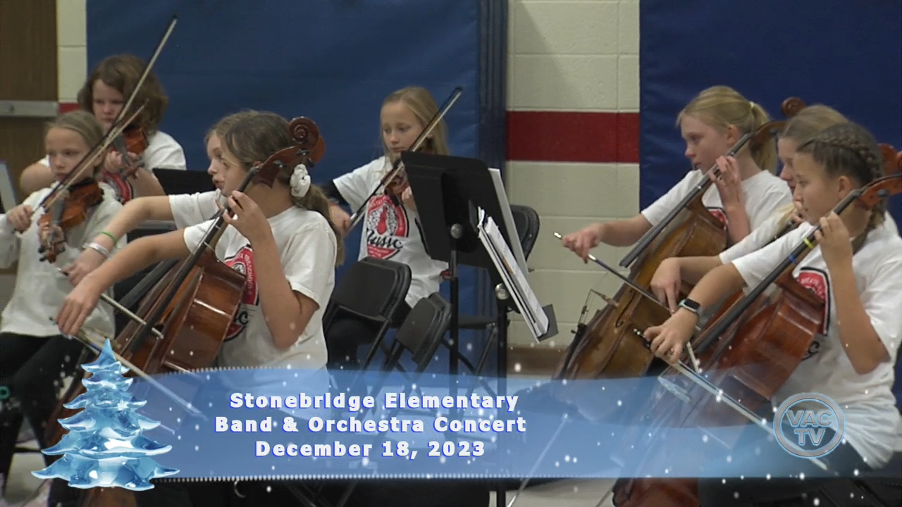 Stonebridge Elementary Band &amp; Orchestra Concert December 18, 2023 (DVD/BR)