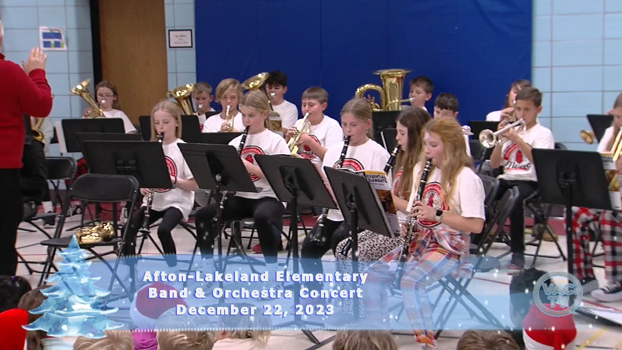 Afton-Lakeland Elementary Band &amp; Orchestra Concert December 22, 2023 (DVD/BR)
