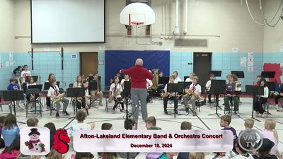 Afton-Lakeland Elementary Band &amp; Orchestra Concert December 18, 2024 (DVD/BR)