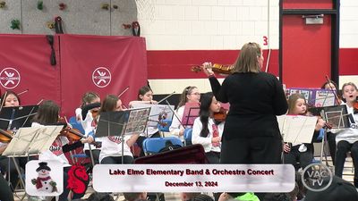 Lake Elmo Elementary Band &amp; Orchestra Concert December 13, 2024 (DVD/BR)