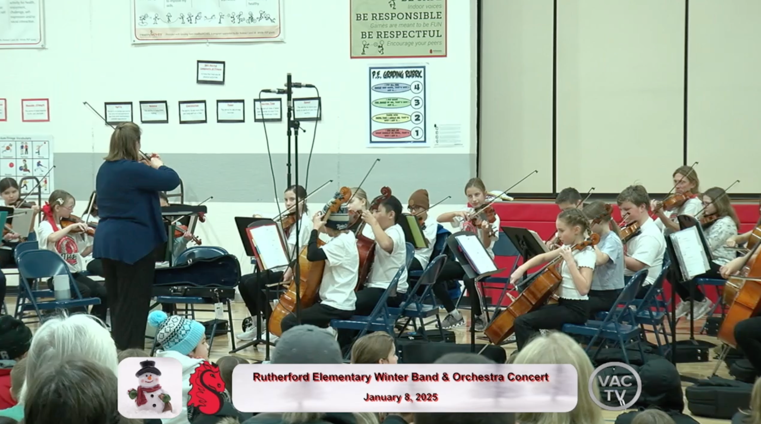 Rutherford Elementary Winter Band &amp; Orchestra Concert January 8, 2025 (Digital)