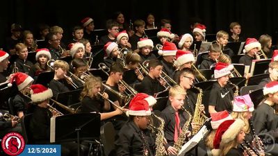 Stillwater Middle School Winter Band Concert December 5, 2024 (DVD/BR)