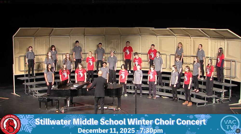 Stillwater Middle School Winter Choir Concert 7:30pm - December 11, 2025 (Digital)