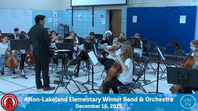 Afton-Lakeland Elementary School Winter Band &amp; Orchestra Concert 1pm - December 16, 2025 (Digital)