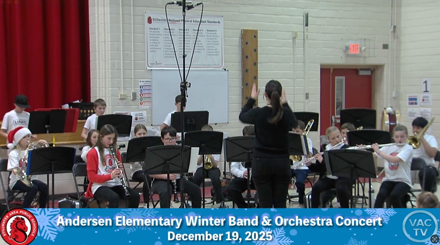 Andersen Elementary School Winter Band &amp; Orchestra Concert 1:15pm - December 19, 2025 (DVD/BR)
