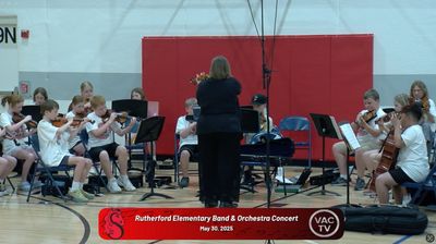 Rutherford Elementary Band &amp; Orchestra Concert May 30, 2025 (DVD/BR)
