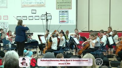 Rutherford Elementary Winter Band &amp; Orchestra Concert January 8, 2025 (DVD/BR)