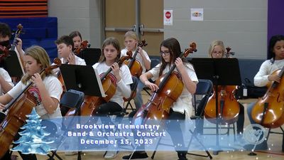 Brookview Elementary Band &amp; Orchestra Concert December 15, 2023 (DVD/BR)