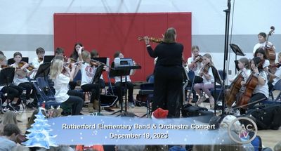 Rutherford Elementary Band &amp; Orchestra Concert December 19, 2023 (DVD/BR)