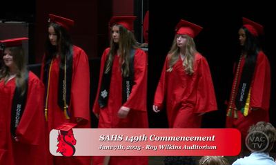 SAHS Commencement- June 7, 2025   (DVD/BR)