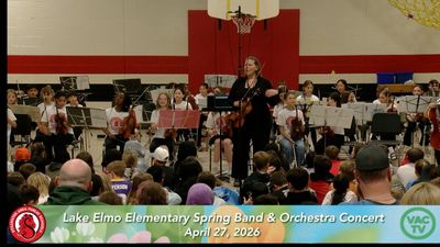 Lake Elmo Elementary Spring Band and Orchestra Concert - April 27, 2026 (DVD/BR)