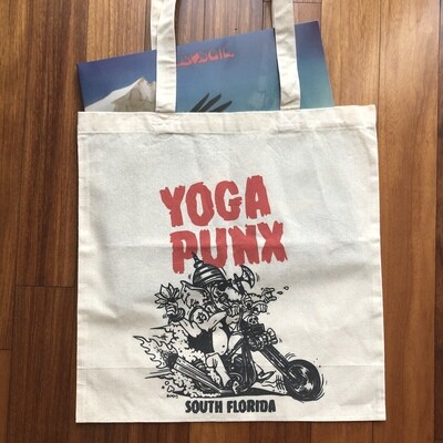 Yoga Punx reusable shopping bag