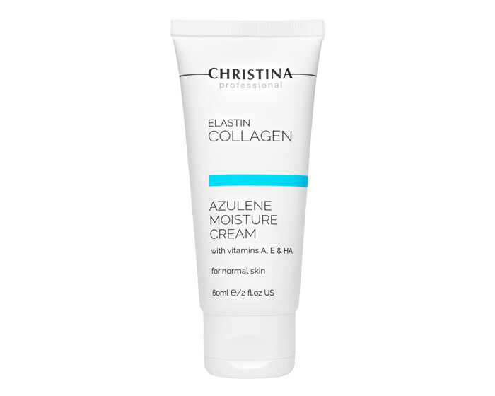 Christina Elastin Collagen Azulene Moisture Cream with Vitamins A, E & HA - 60ml