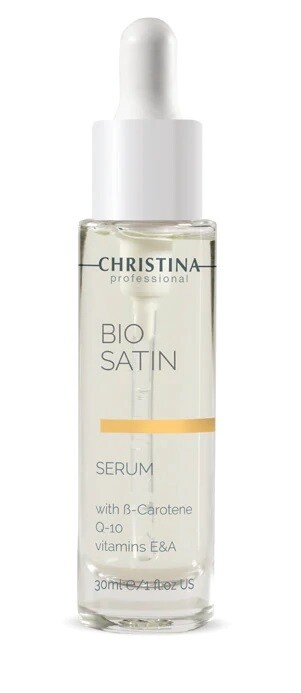 Christina Bio Satin Serum with B-Carotene, Q-10, Vitamins E&A - 30ml