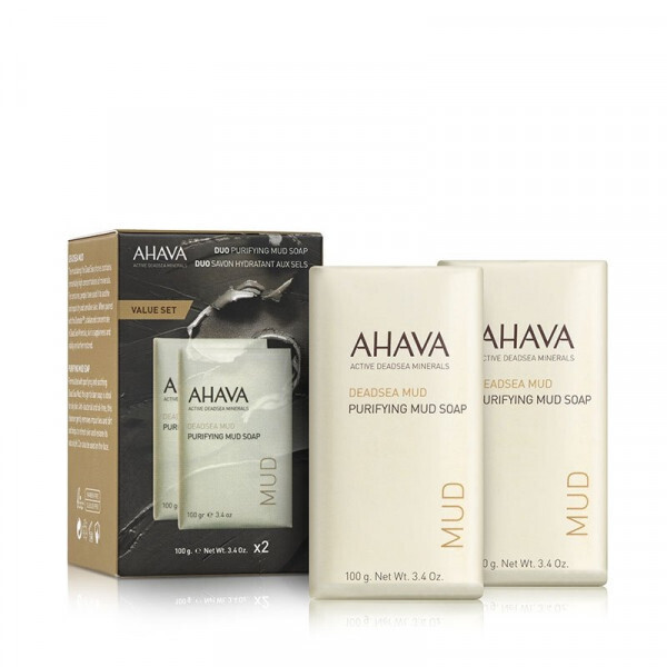 Ahava Deadsea Purifying Mud Soap VALUE SET