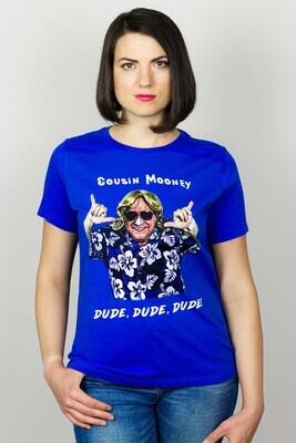 Cousin Mooney - Women's T-Shirt - Blue