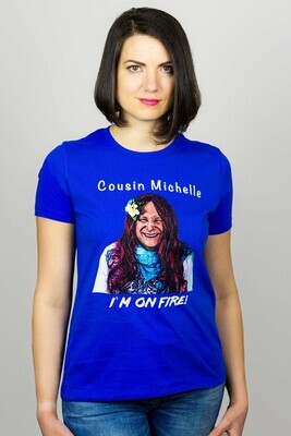 Cousin Michelle - Women's T-Shirt - Blue