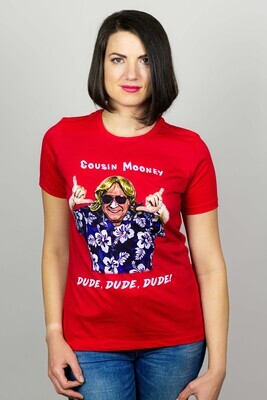 Cousin Mooney - Women's T-Shirt - Red