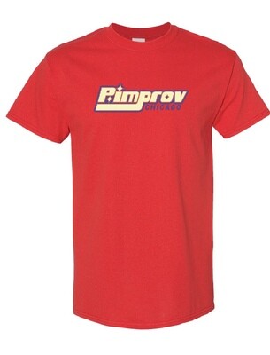 Pimprov Men’s T-shirt. Red