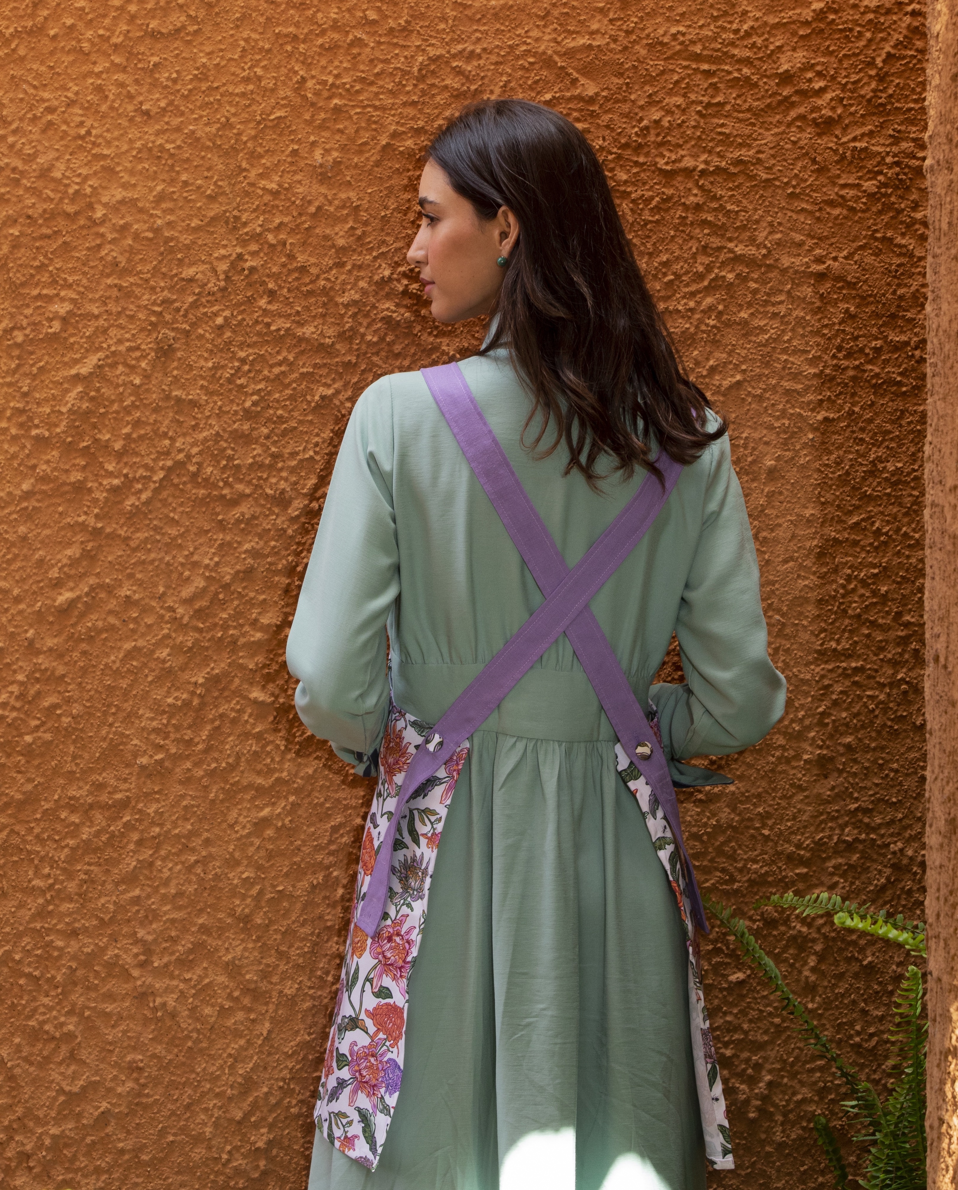 FLORAL GARDENING APRON