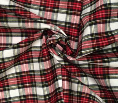 Tartan 100% Cotton  148cm  100gsm