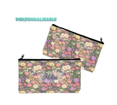 🌸 Trousse Personnalisable Atomania Champs de Fleurs 🌸