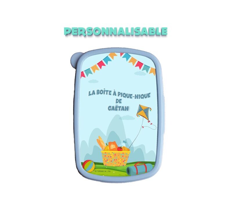 Boîte Hermétique Personnalisable Atomania pour Pique-nique Enfant