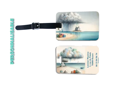 Étiquette de Bagage Personnalisable "Mon île" - Atomania