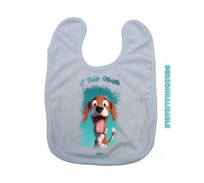 Bavoir Personnalisé "A table !" – Le Chien Affamé Qui Va Faire Sourire Bébé ! ?