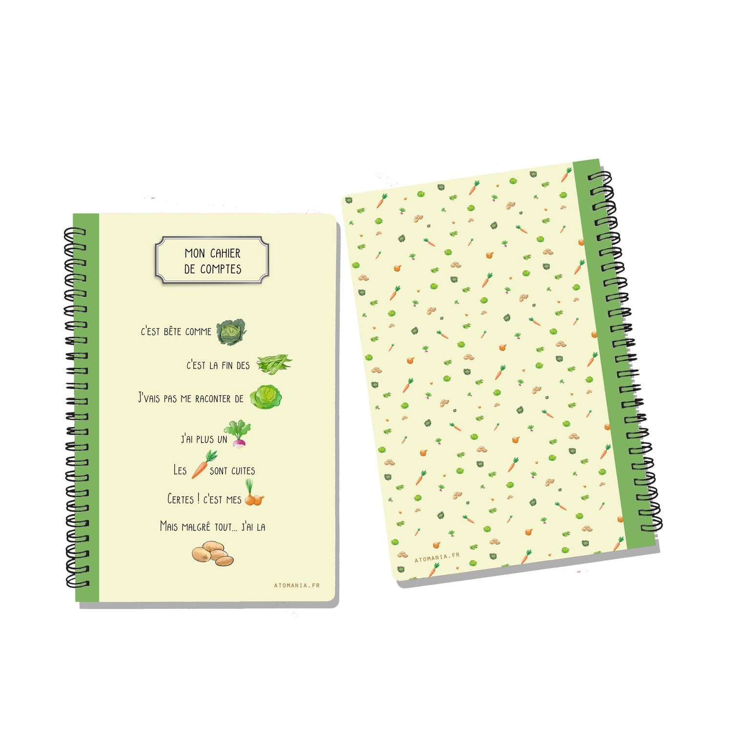Cahier de Comptes Atomania ? - Organisez Vos Finances avec Style et Humour !