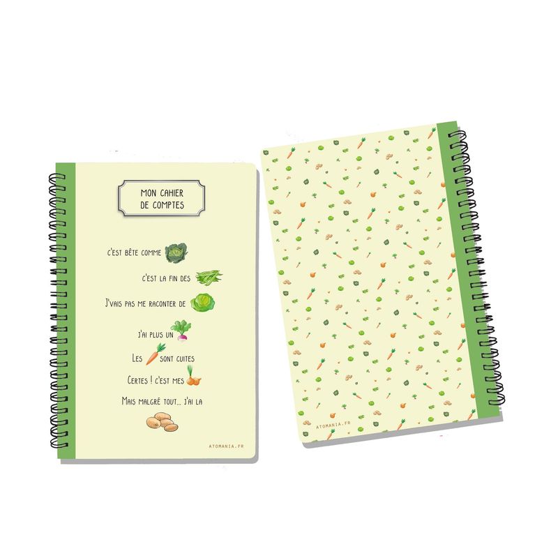Cahier de Comptes Atomania ? - Organisez Vos Finances avec Style et Humour !