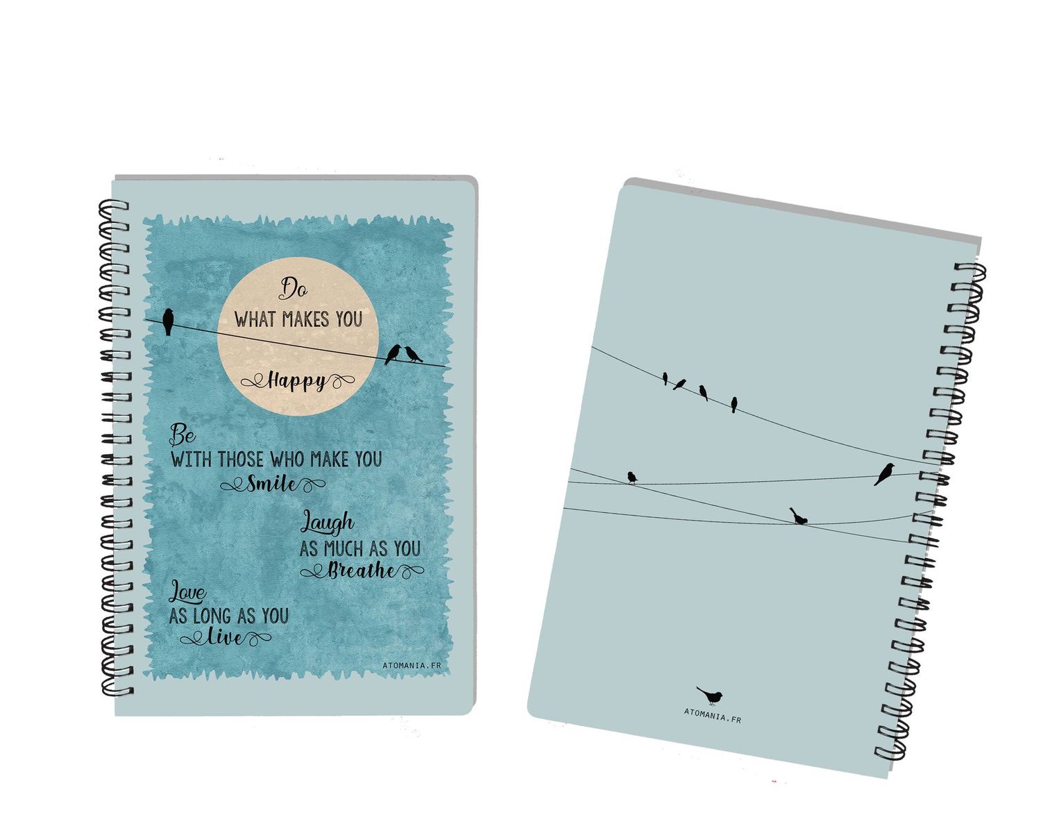 Cahier Inspirant « Do What Makes You Happy » ? - Suivez Vos Rêves ✨, Entourez-vous de Joie ?, Vivez Heureusement ❤️