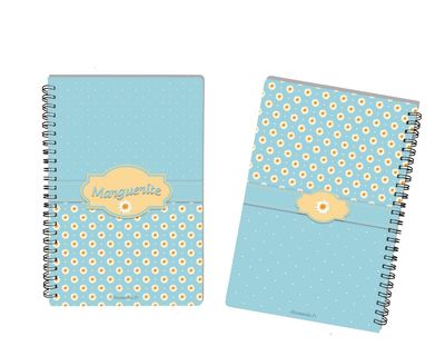 Cahier « Marguerite » Personnalisable ? - Le Compagnon Élégant pour Vos Pensées et Idées ?