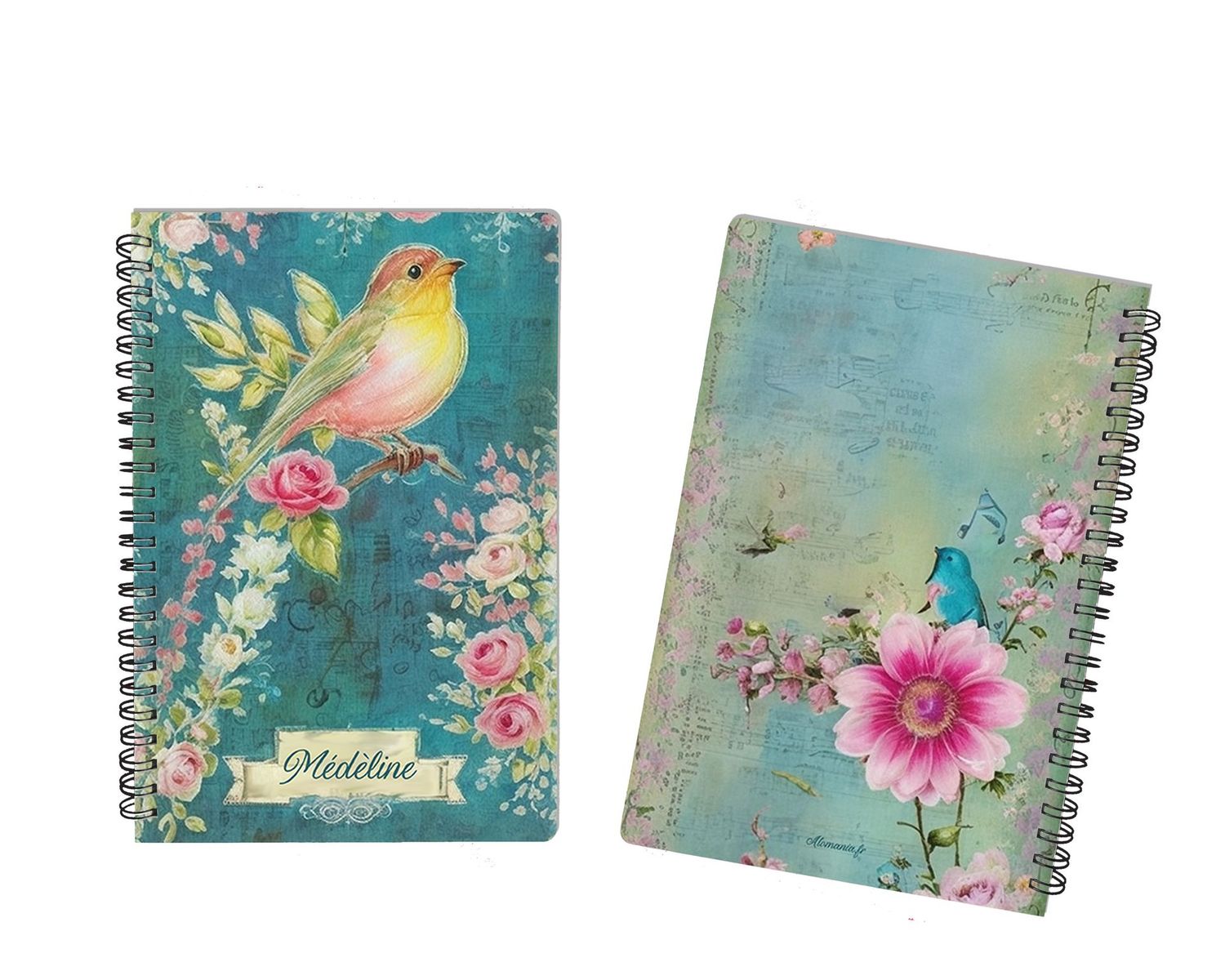 Cahier Personnalisable Atomania "Collage Naturel Rétro" ??
