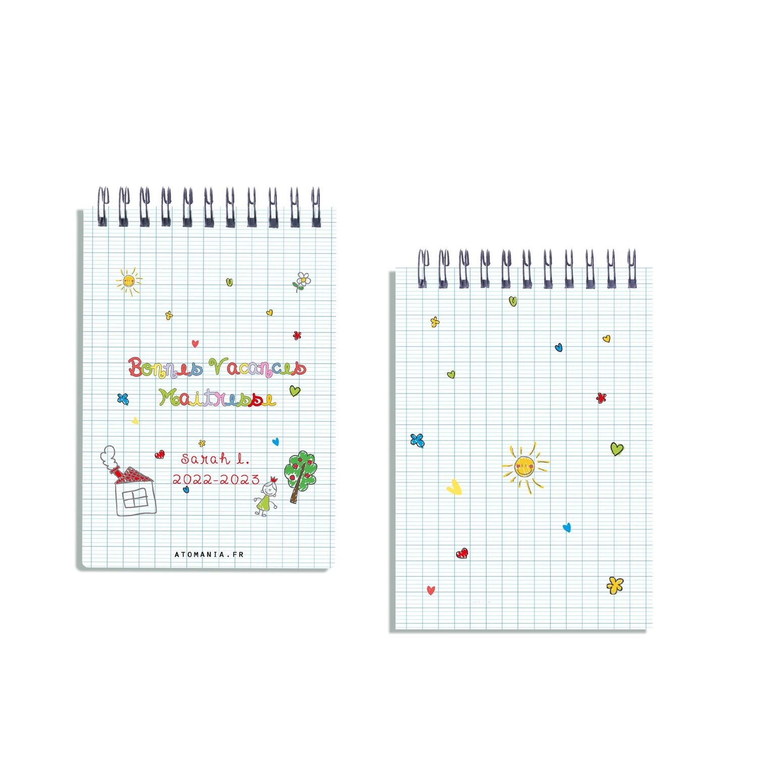 Carnet à Spirale Atomania - Le Cadeau Idéal pour Remercier l'Enseignant !