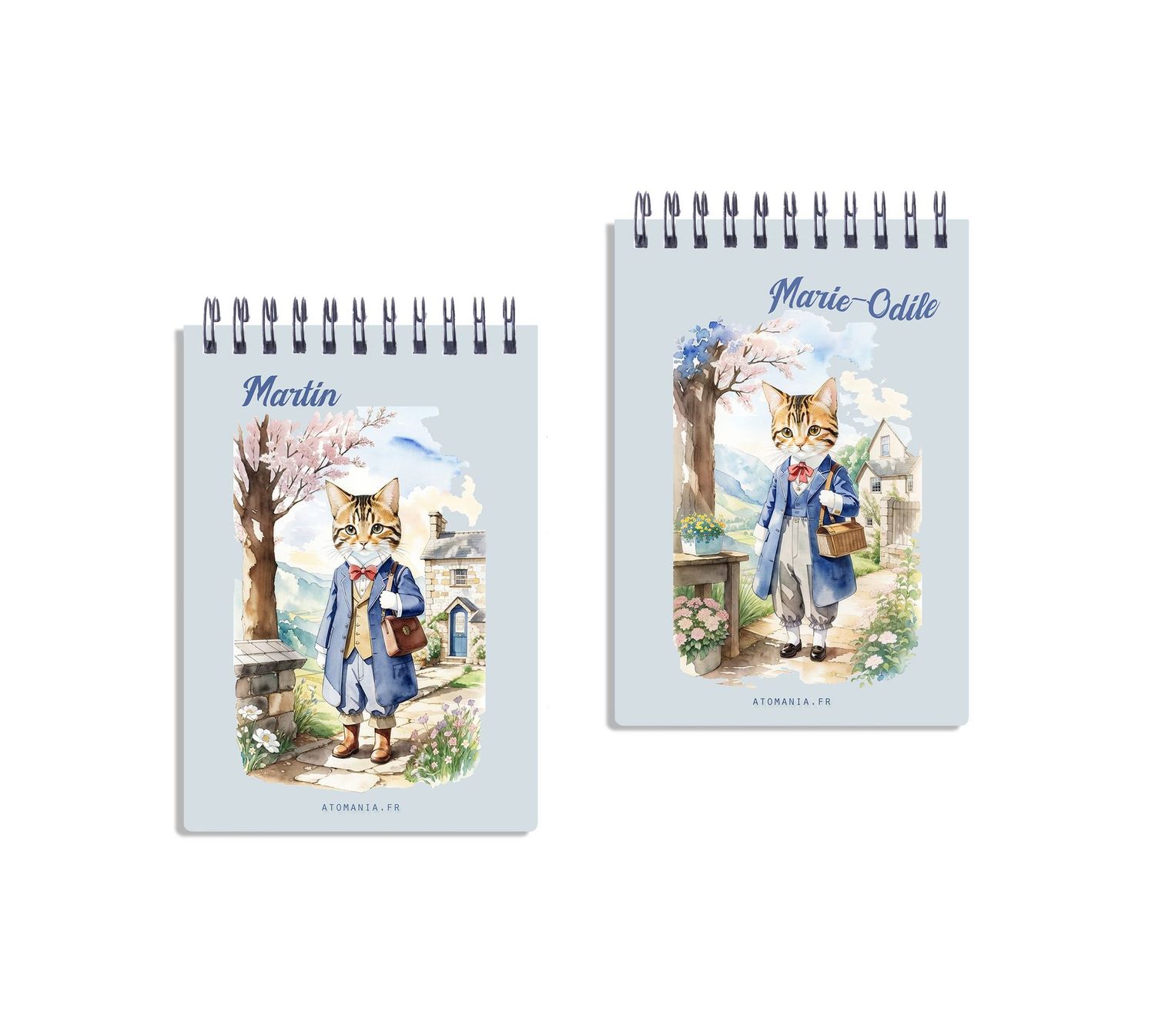 Carnet Personnalisable Atomania - Chats Travailleurs ?✨