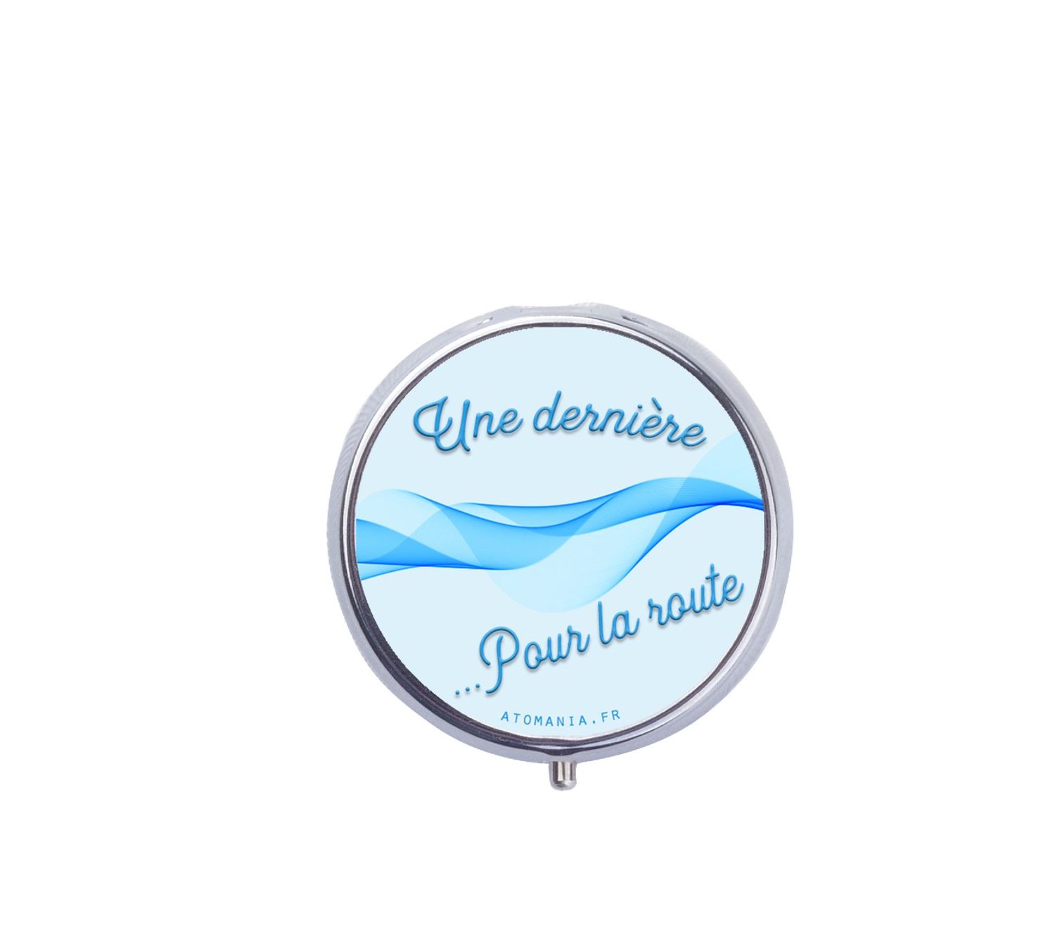 Cendrier de poche "Une dernière pour la route" – Élégant et pratique pour les fumeurs ??