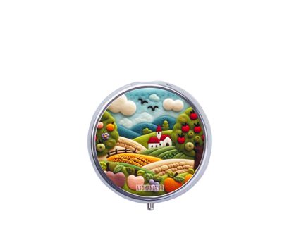 Cendrier de poche "Countryside" d'Atomania – Élégance et Nature ?✨