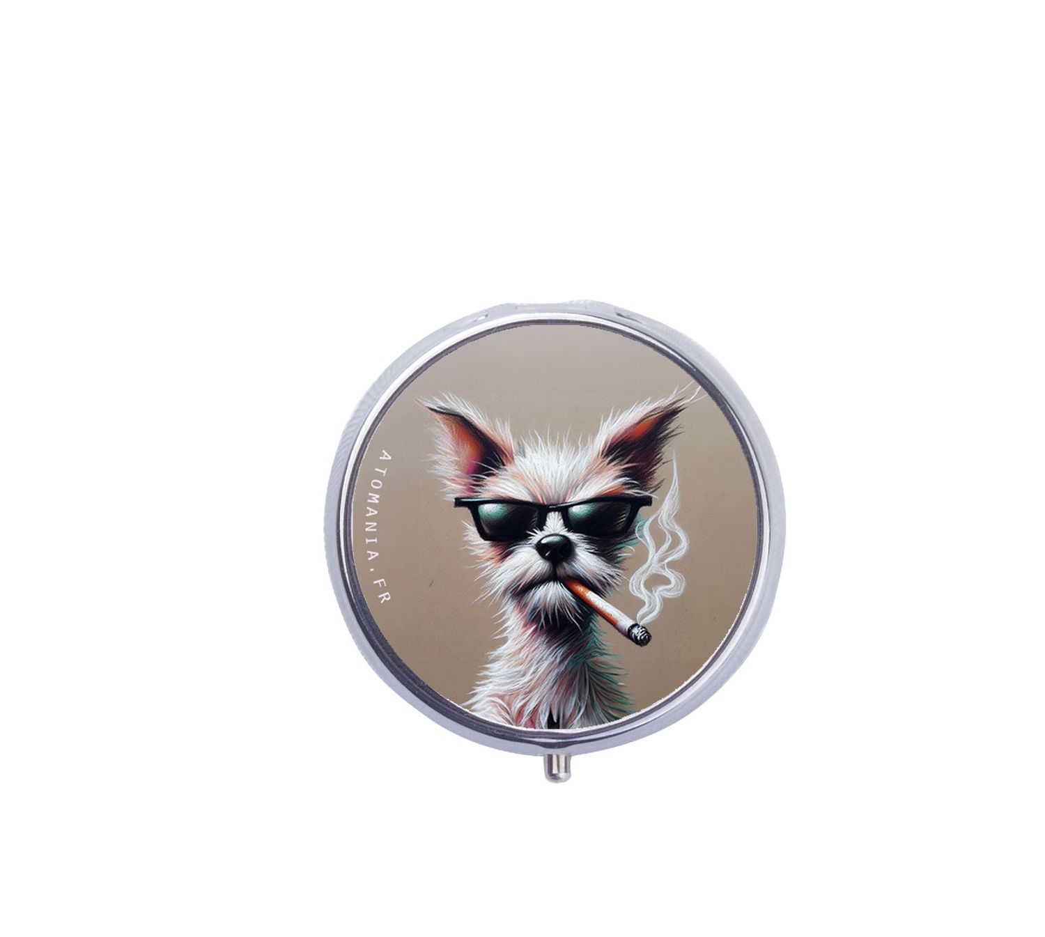 Cendrier de Poche Humoristique "Une Pause Clopo, Gros ?" – L'accessoire Fun pour les Fumeurs ??