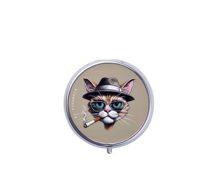 Cendrier de Poche Humoristique "Pause Clopo Chat" – L'Accessoire Fun et Pratique pour les Fumeurs ??