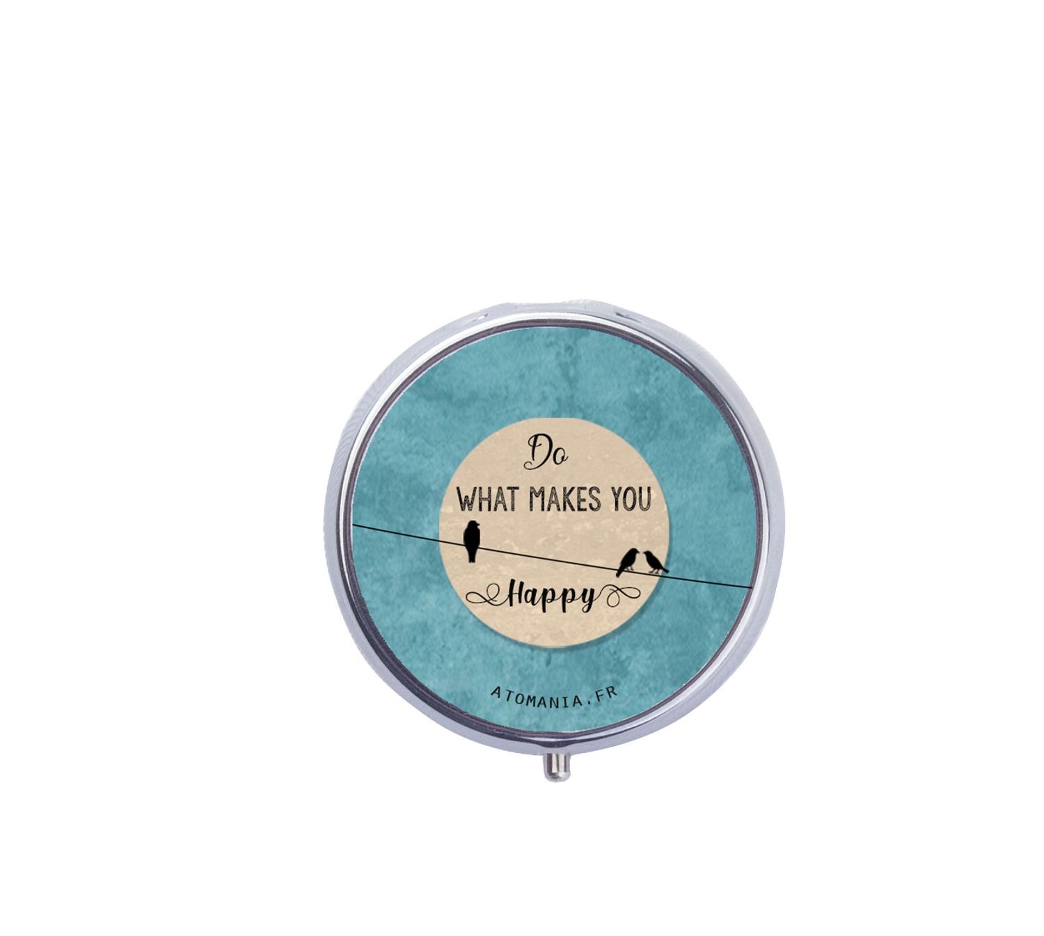 ✨ Cendrier de Poche "Do What Makes You Happy!" – Élégance et Poésie au Quotidien