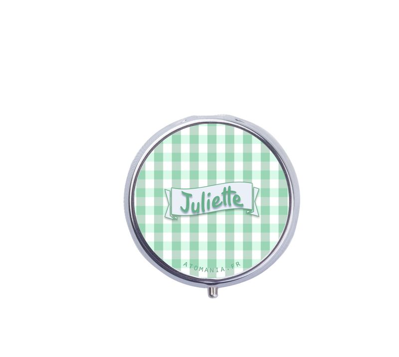 ? Cendrier de Poche Personnalisable Vichy Vert – Élégant et Pratique pour les Fumeurs