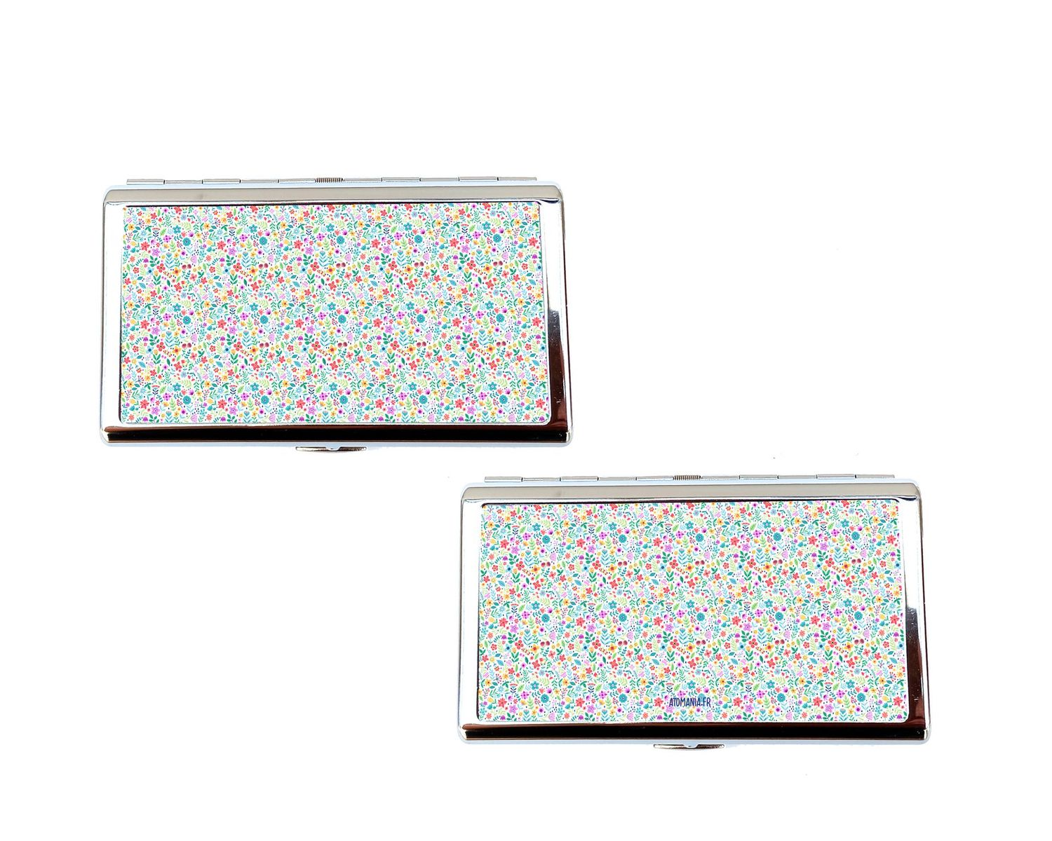 ? Étui à Cigarettes « Petites Fleurs » Atomania – Design Floral Élégant, Accessoire Pratique Fait Main en France, Cadeau Original et Raffiné pour Amateurs de Nature et de Fleurs ?