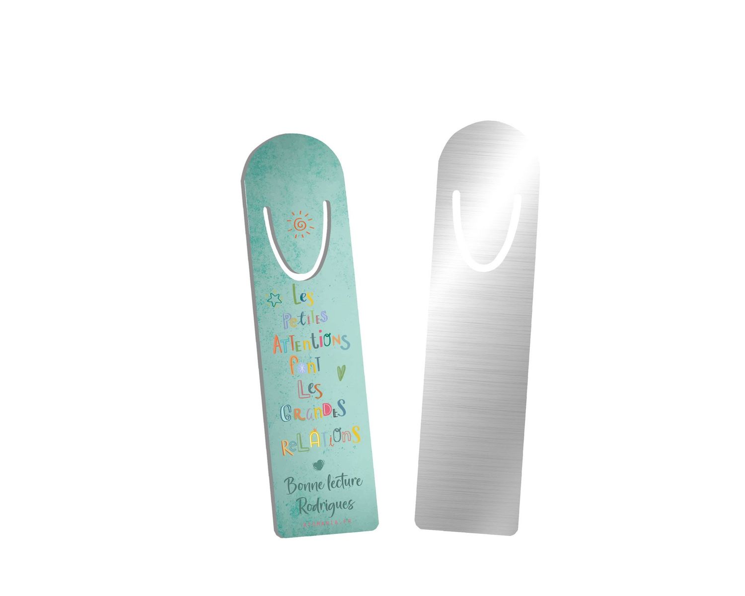 ? Offrez un sourire avec le marque-pages personnalisable "Les petites attentions"