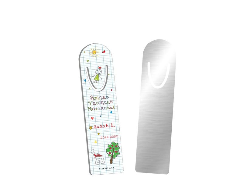 Marque-page Personnalisable Atomania - Un Cadeau Unique pour Remercier un Enseignant ??