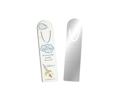 Marque-page Personnalisable Atomania - Le Cadeau Sincère pour Remercier un Enseignant ??