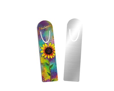 Marque-page Personnalisable "Tournesol" d'Atomania – Un rayon de soleil pour vos lectures ??