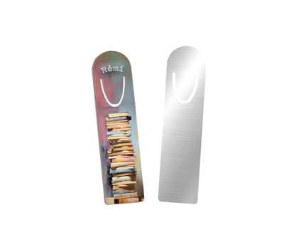 Marque-page personnalisable "On empile" d'Atomania – Un cadeau élégant pour les passionnés de lecture ??