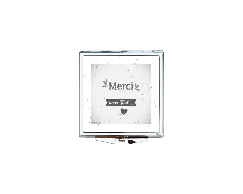 Miroir de Poche Personnalisé "Merci pour tout" – Une Façon Élégante d'Exprimer Votre Gratitude ?